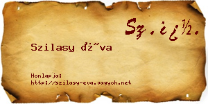Szilasy Éva névjegykártya